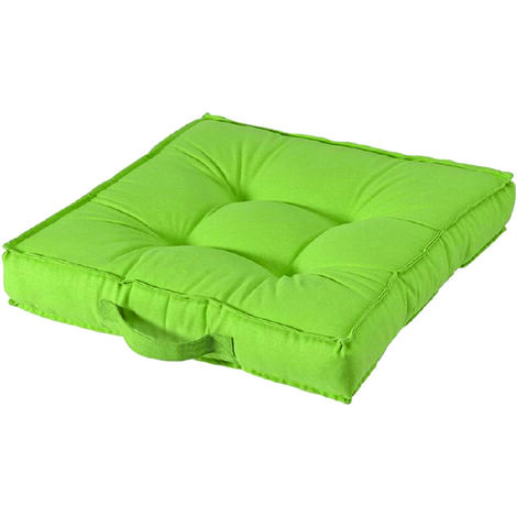 COUSSIN VERT VIVANT 50x50xH10 cm. (1/3)