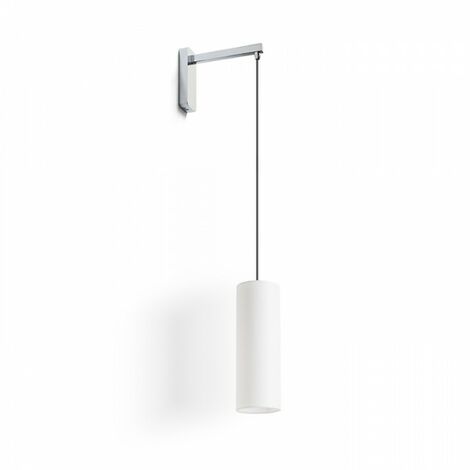 HUDSON applique chrome blanc 230V E27 28W (1/5)