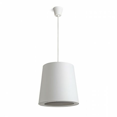 POLLOCK suspension blanc/gris clair 230V E27 28W (1/5)