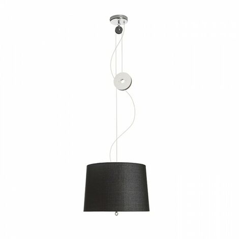 LEVITA suspension réglable chrome noir 230V E27 42W (1/4)