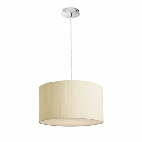 Lustre Lampe LALO 40 suspension blanc crème mat 230V E27 3x42W