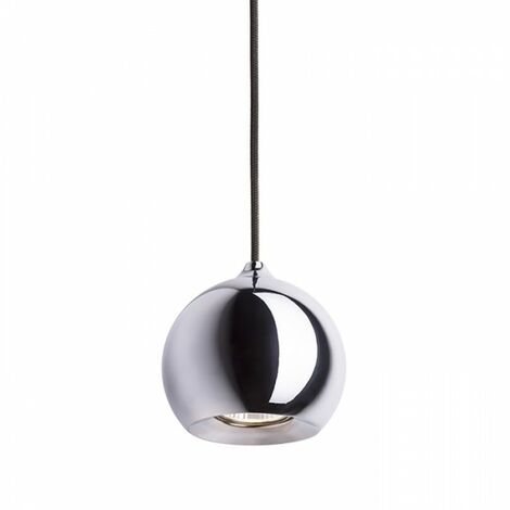 Lampe lustre DESTY I suspension chrome noir 230V GU10 35W (1/5)