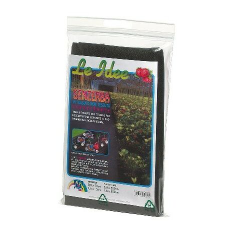 Bâche intissé noir pour paillage 1,60x50m en intissé 50gr/m2 - Salone (1/2)