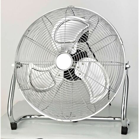 C VENTILATORE A PAVIMENTO 90W 3 VEL CYCLON D 45CM CROM (1/3)