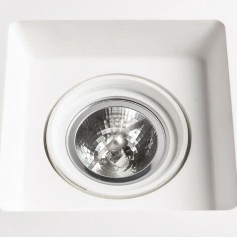 DINO SQ G53 spot plâtre inclinable 12V G53 50W (1/5)