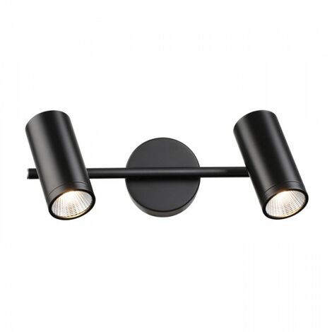 BOGARD II spot mural noir mat 230V LED 2x5W 40° 3000K (1/5)