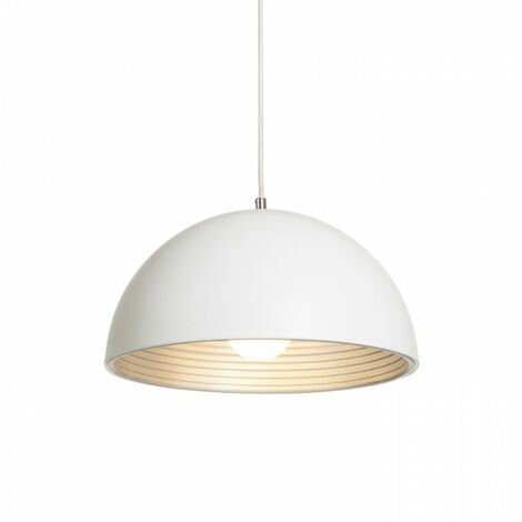 CARISSIMA 40 lampe à suspension blanc mat/gris argent 230 E27 42W (1/5)