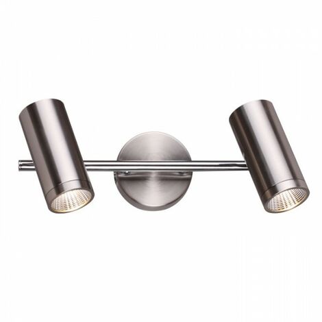 Spot mural BOGARD II nickel mat 230V LED 2x5W 40° 3000K (1/4)