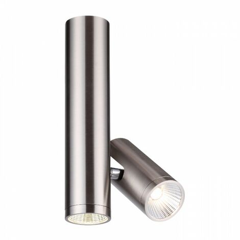Spot plafond nickel mat BOGARD TWIN 230V LED 2x5W 40° 3000K (1/2)