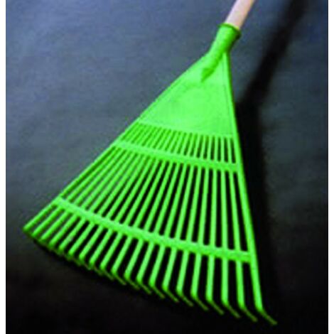 Râteau Jardin Plastique 27 Dents - Marque Ferrestock - 56cm - Pour Ramasser Feuilles Et Débris