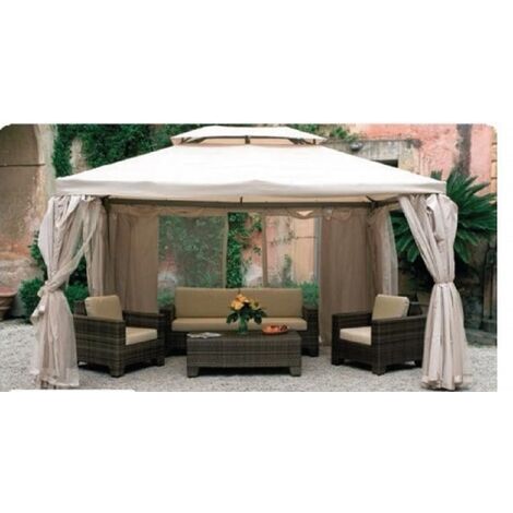 Jeu de rechange de 4 toiles latérales pour gazebo sahara mt.3x4 - Salon (1/2)