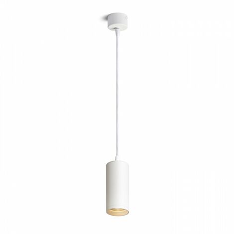 Spot cylindrique BELENOS suspendu blanc 230V LED GU10 9W (1/5)