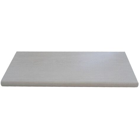 5 x MENSOLA ARREDAM. ROVERE SBIANC. 20X1,8X80 CM (1/4)