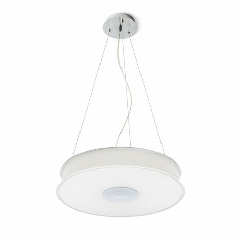 ASTERI suspension verre satiné / chrome 230V 2GX13 40W (1/5)