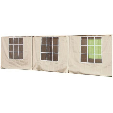 Ensemble de panneaux latéraux blancs pour gazebo carport magnum mt.3x6 - I Giardini Del Re (1/5)