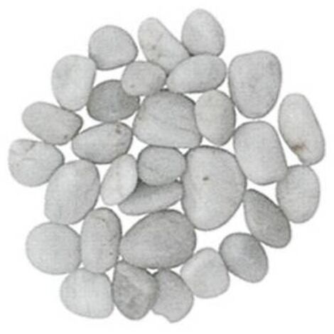 10 Galets Phosphorescents 4,3 Cm - Pour Jardin Allée Aquarium - Brillent Dans Le Noir - Blanc - 11