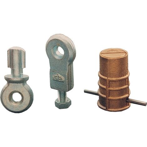 Groupe de fixation pour cadenas pour anneaux de volets roulants pour iseo - Cadenas Salone (1/3)