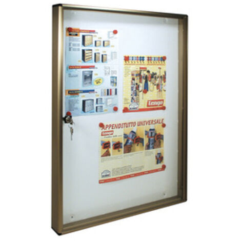 Tableau d'affichage magnétique bronzé Trimec mm.550x5x73h - Salon