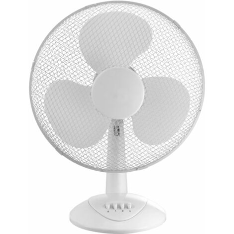 Idroweb – Ventilateur de table 40W – Oscillation automatique – 3 vitesses – Boîtier ABS ignifuge – Léger et portable – Pour espaces confinés (1/2)