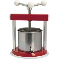 Presse-agrumes manuel en acier 3L – Système d'extraction efficace à 3 leviers – Réservoir inox pour jus naturels – Palumbo