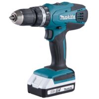 Makita – Perceuse visseuse 18V avec 2 batteries 1.5Ah – Mandrin autobloquant 13mm – Couple 27-42Nm – Perçage bois 36mm