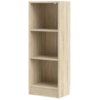 Kit bibliothèque de travail 2 étagères cm 41x27x107h finition chêne - Salone