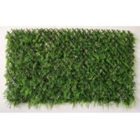 Haie artificielle avec clôture + herbe à feuilles persistantes arelle arella mt.1x2 - Séjour