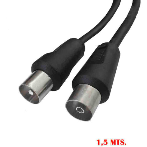 TV-Video-Verlängerung, 95mm, 15m, schwarz Nr. 51110 (1/2)