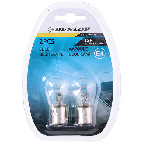 2er-Pack Glühlampen, 12V, 21/5W, PKW-Ersatz Dunlop 99961 (1/3)