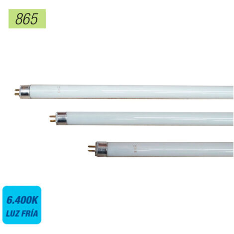 EDM Leuchtstoffröhre T5 (4W 6400K 130lm) IP20 Ø16x135mm mattweiße Farbe