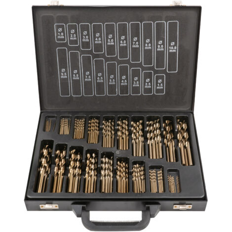 JBM54348 Spiralbohrerkoffer 1–10 mm Kobalt (1/4)