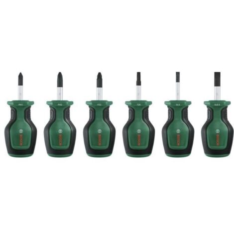 BOSCH 1600A032UK Set mit sechs kurzen Schraubendrehern (1/5)