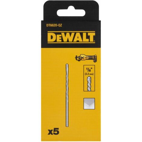 DEWALT Trockenbaufräser Pilot Point 1/8 Zoll 5 Stk (1/5)