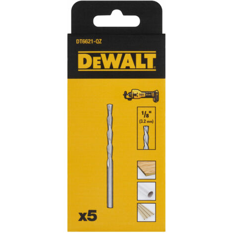 DEWALT Trockenbaufräser Multimaterial 1/8 Zoll 5 Stk (1/5)