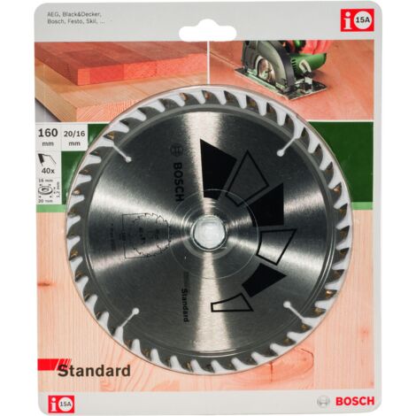 Kreissägeblatt STANDARD Ø 160 mm BOSCH 2609256811