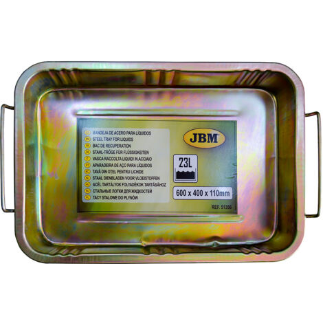 STAHLWANNE FÜR FLÜSSIGKEITEN JBM51356 (1/2)