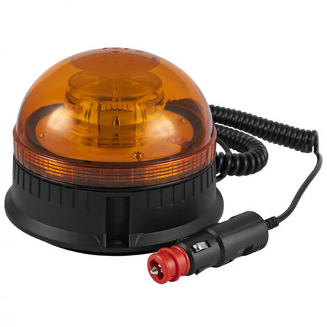 Kabelloses LED-Blinklicht in Orange mit Batterien – 9 Positionen –  magnetisch und wasserdicht