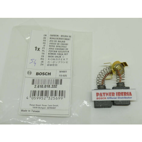 2610018332 Kohlenstoffbush Set für GTS 10 J, GTS 10 xc Bosch