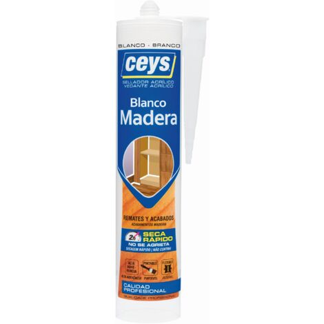 Holzversiegelung weiß, Kartusche  Ceys 505791