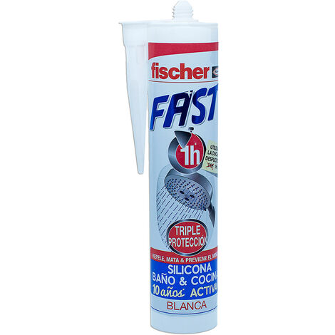 Fischer 517959 schnelles weißes Silikon 280 ml