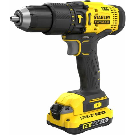 V20 Li-Ion 18V KIT: Bohrhammer SFMC711 50-teiliges Set 2 Li-Ion 2Ah Akkus und Werkzeugkasten  STANLEY SFMCD711D2F-QW