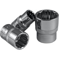 JBM14518 12-kant 3/8", 12 mm kurze Stecknuss - verchromt