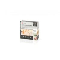 VEL -PS20017 Extrafino Weißer Klettverschluss 50 mmx 5 mts