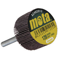 MOTA Lamellenbürste mit Schaft 40 x 30 x 6 mm, Körnung 50 AZ43005