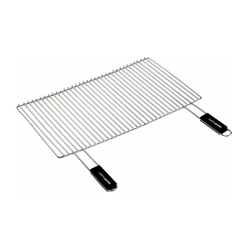 Grille de barbecue chromé 60 x 40 cm Cook'in Garden
