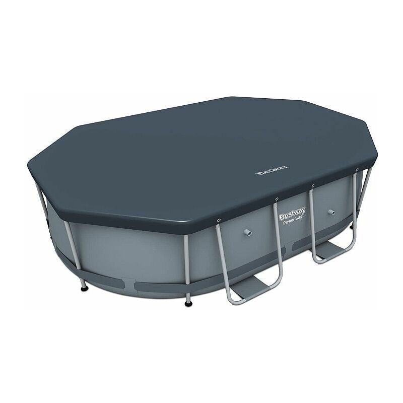 Bâche ronde ou ovale pour piscine Bestway - 300 x 200 cm