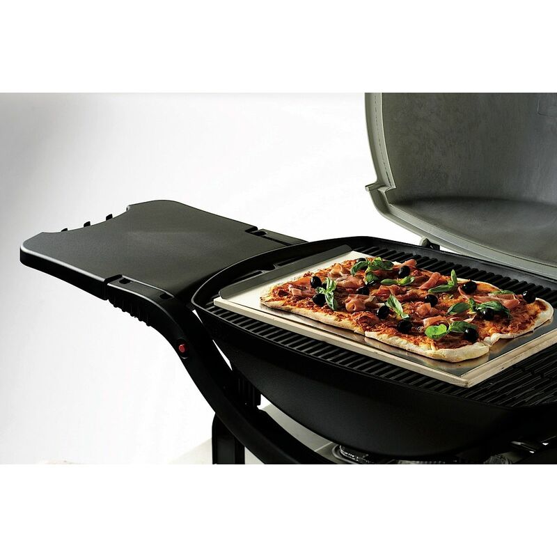 Pierre à Pizza Weber 26 Cm - Pour Barbecue Round - Cuisson Pizza Au Grill