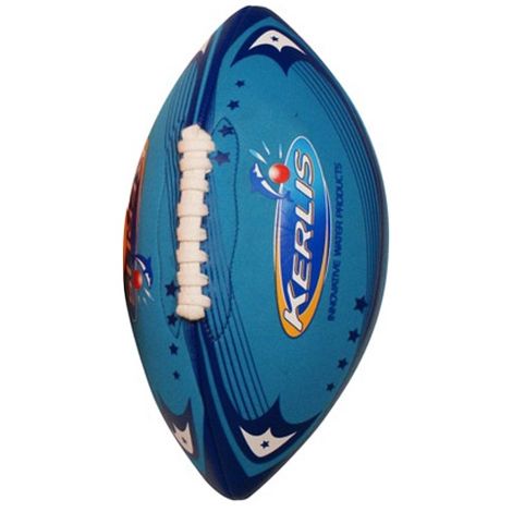 Ballon de football américain Kerlis pour piscine-Bleu