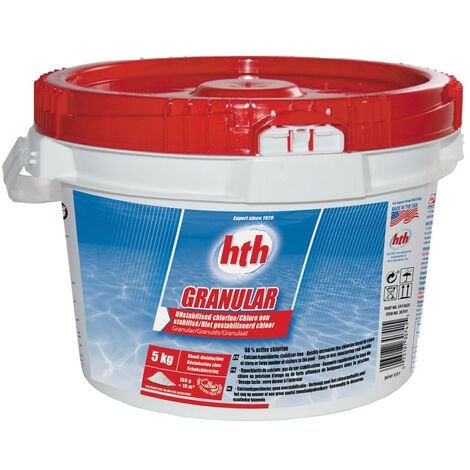 HTH Granular - Chlore non stabilisé Granulés 5kg