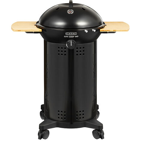 Plaque BBQ/Plancha CADAC Carri Chef 50 - Aluminium 46cm | Revêtement Antiadhésif, Sac Transport